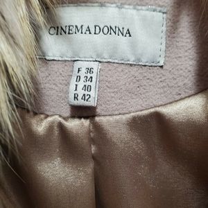 Cinema Donna real fur jacket size xs